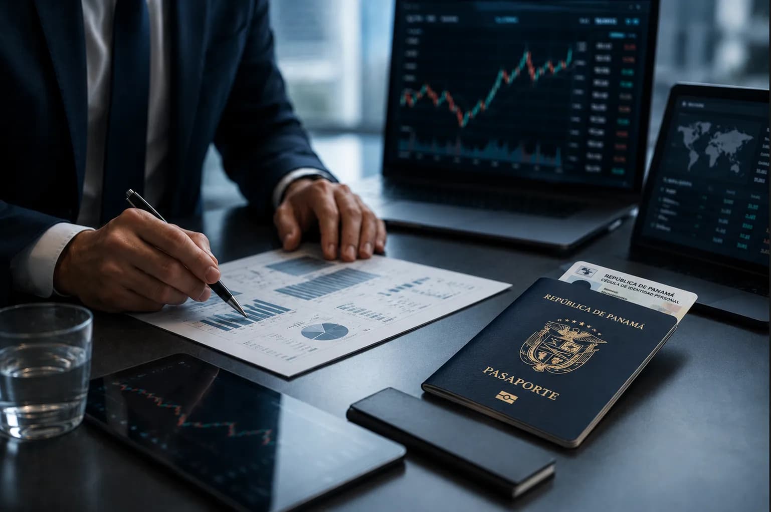 Investor family arriving in Panama with premium coordination support for a Qualified Investor Visa securities investment package.