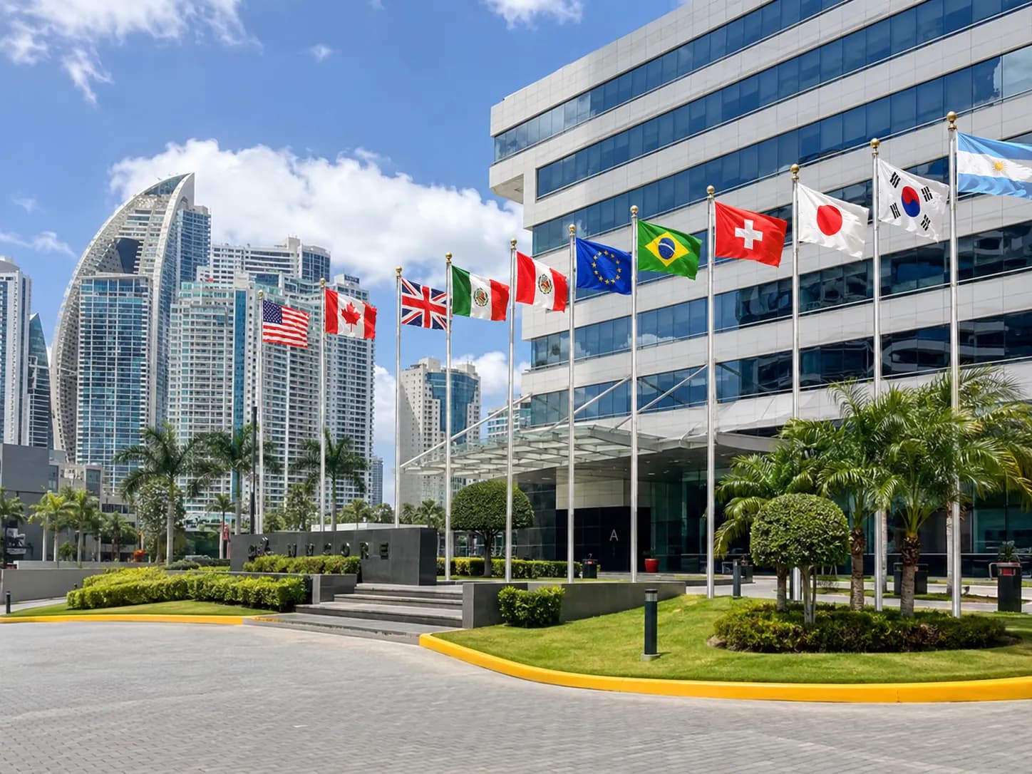 Friendly Nations applicant reviewing Panama real estate purchase and provisional residence documents with CitizenResident Basic Package coordination support.